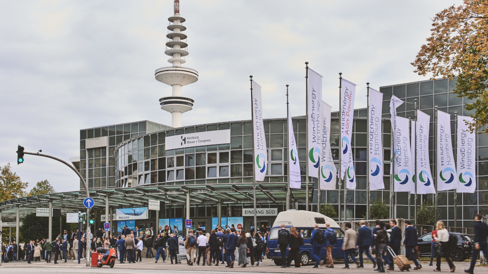 Entrance to WindEnergy Hamburg 2026